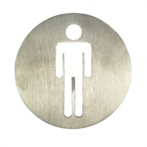 RVS bord herentoilet