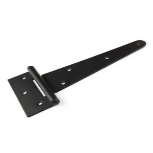 Zwart verzinkt T-Heng 200x111mm - Engels Kruisheng