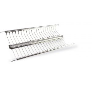 Geschirr und Gläser Abtropfer mit Edelstahltablett 500mm
